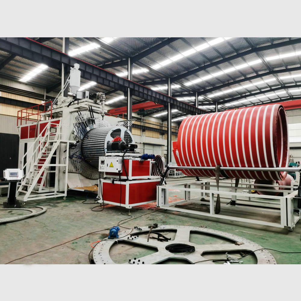 HDPE Large Diameter Hollow wall winding Pipe Production line