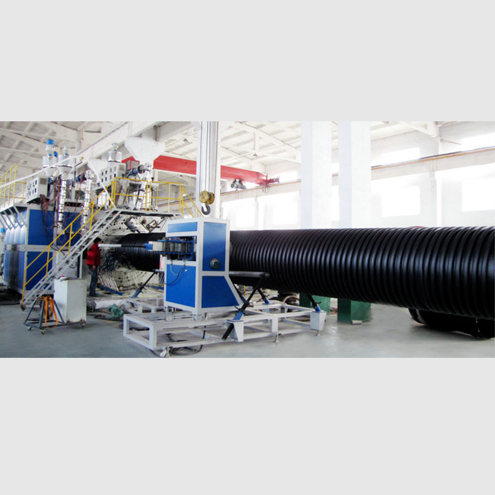 HDPE/PP Spiral-corrugated Pipe Extrusion Line 