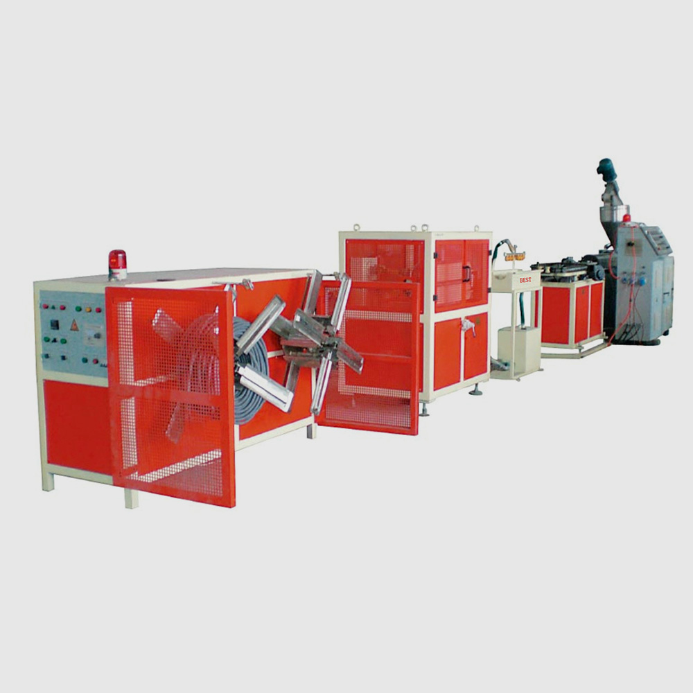 PE/PP/PVC Single Corrugated Pipe production Line