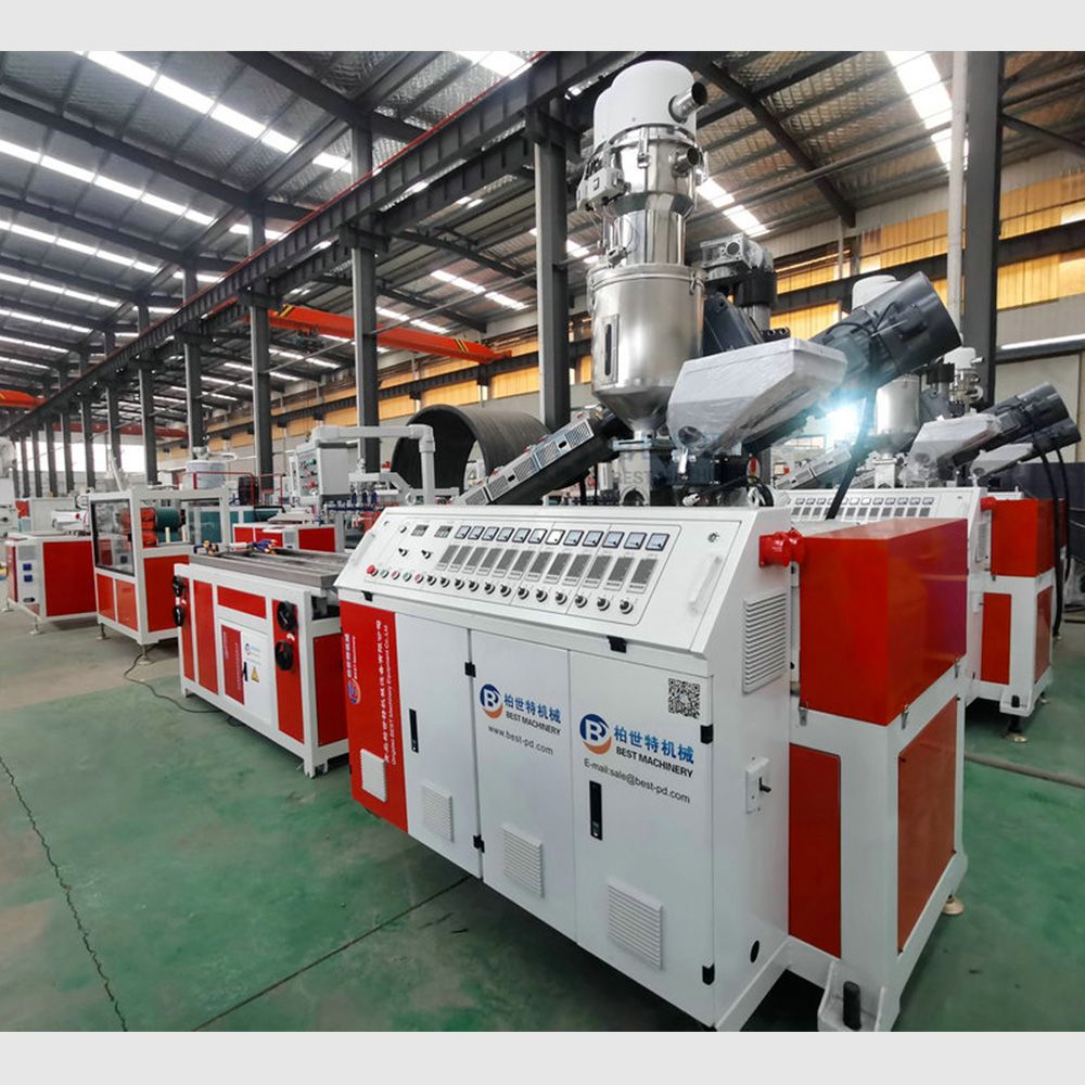 PVC/PE/PP Wood Plastic Profile Extrusion line